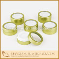 color case cosmetic eyebrows samll jar cheap plastic jars